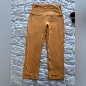 Lululemon Orange High-Waisted Leggings